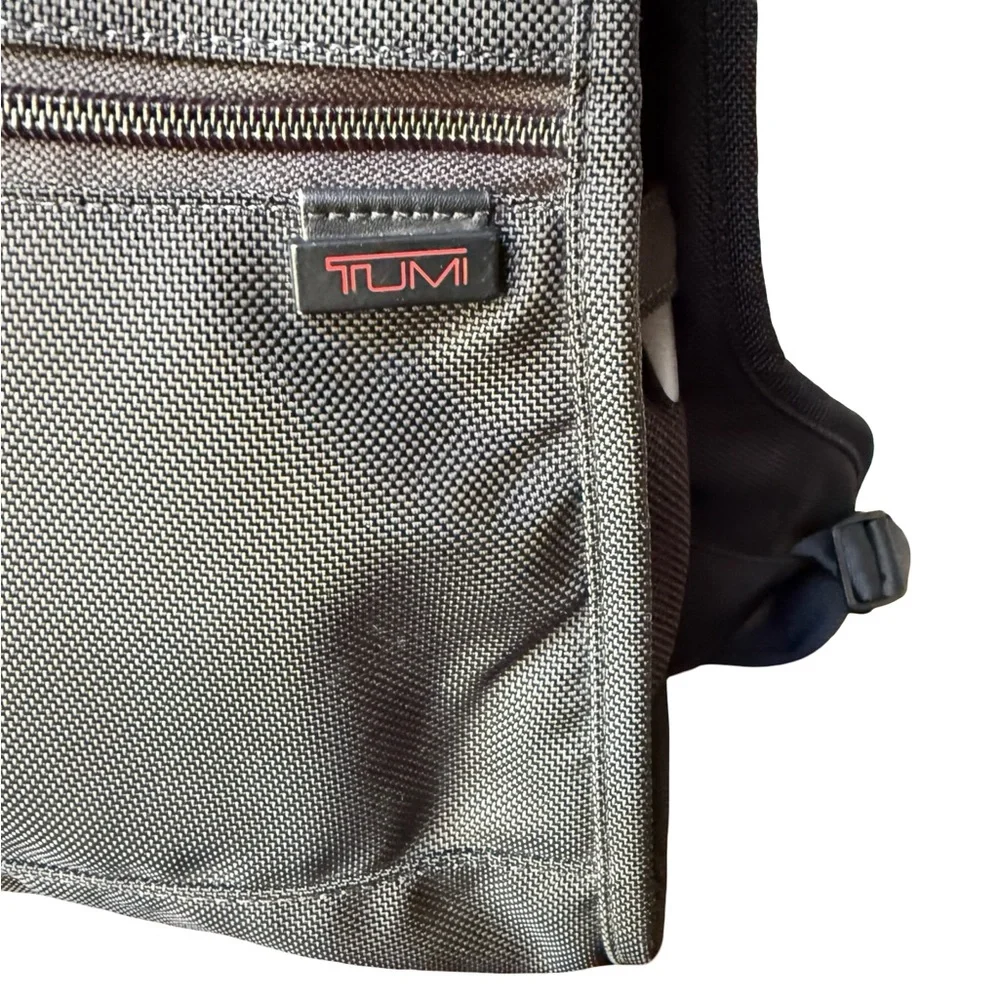 TUMI Black Ballistic Nylon Urban Bodypack / Backpack. Style # 2680D3 - Picture 6 of 11